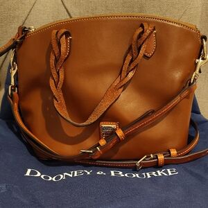 Dooney & Bourke Brown Leather Shoulder Bag